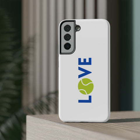 LOVE Phone Case White