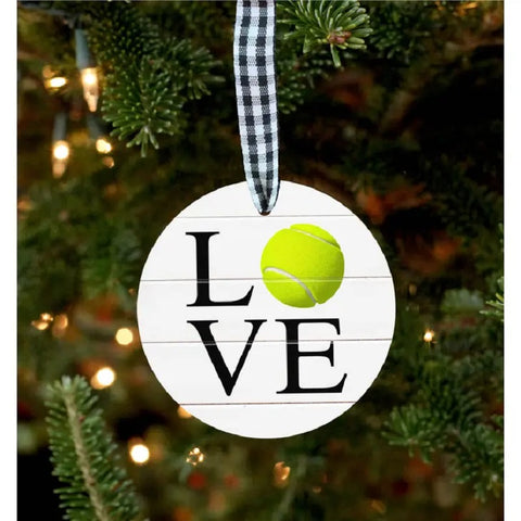 Tennis Holiday Ornaments