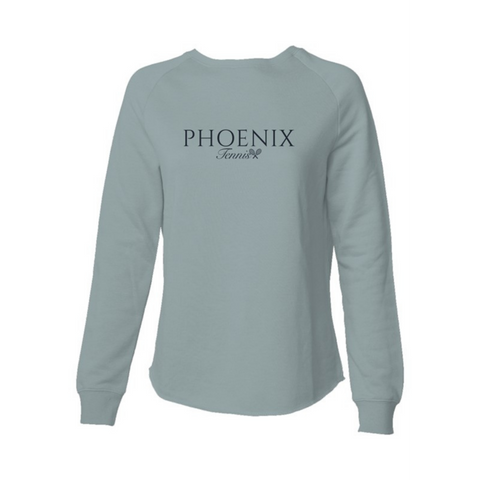 Womens lighweight wash custom city sweatshirt - City Classic Design