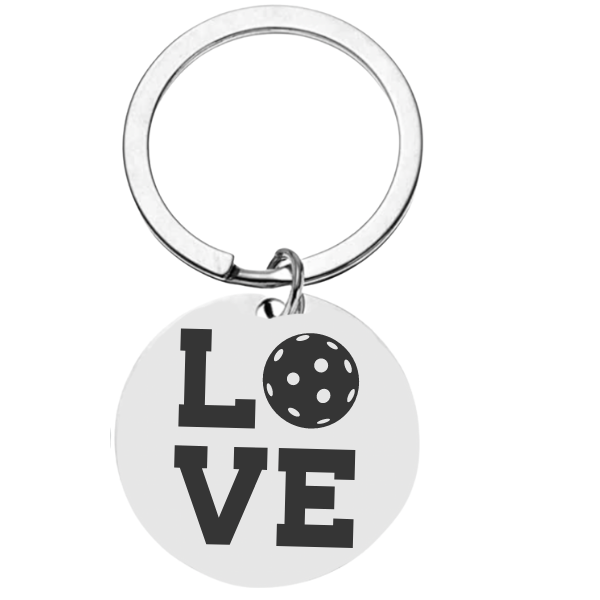 Pickleball Keychain - Love - Born to Rally