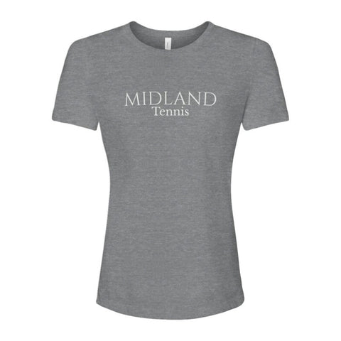 Women's Relaxed Fit Triblend Tee - Heritage Design