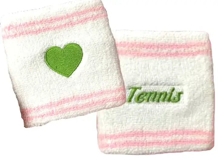 Tennis Wristband Set - Pink