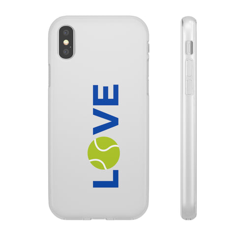 Tennis Phone Cases LOVE (clear) – Rallies and Rackets Tennis Phone Cases LOVE (clear) – Rallies and Rackets