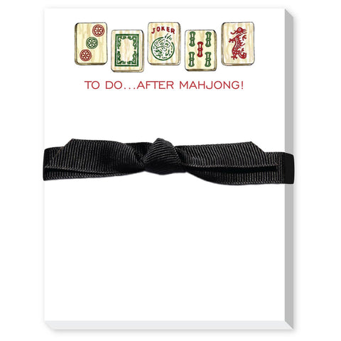 TO DO AFTER MAHJONG MINI NOTEPAD: TILES-PURPLE RIBBON