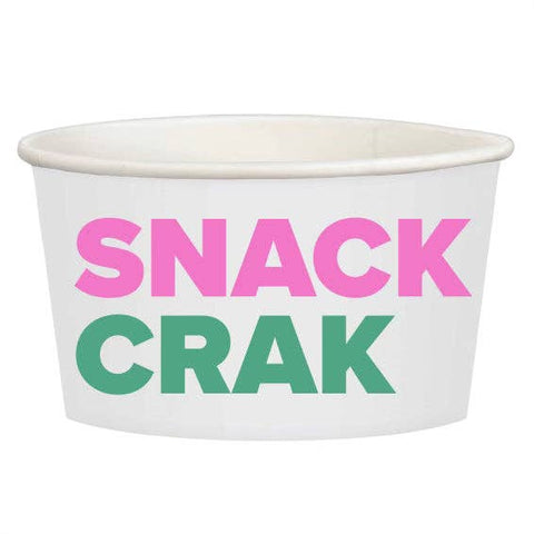 “SNACK CRAK” TREAT CUPS: NAVY AND BLUE