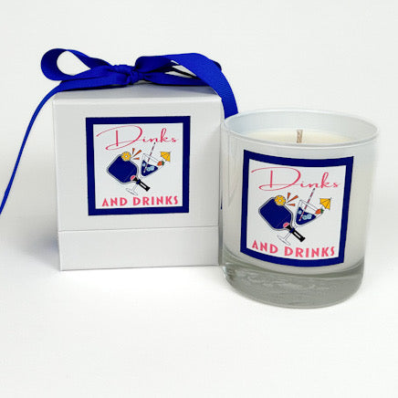 Drinks And Dinks - 8oz- Pickleball Candle