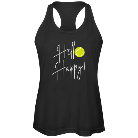 Hello Happy Ladies Tennis Performance Tank