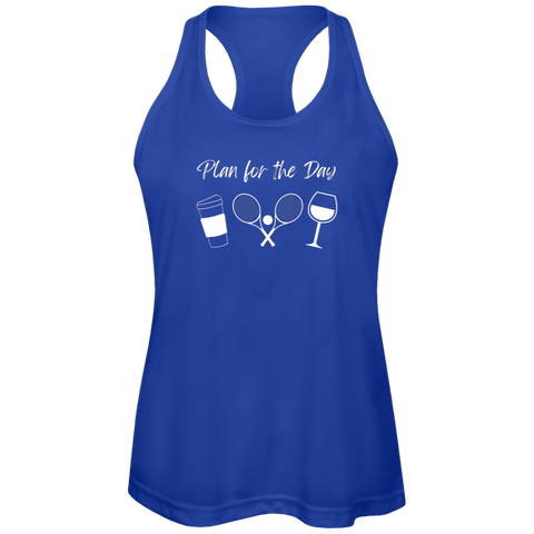 Plan for the Day Ladies Tennis Performance Tank