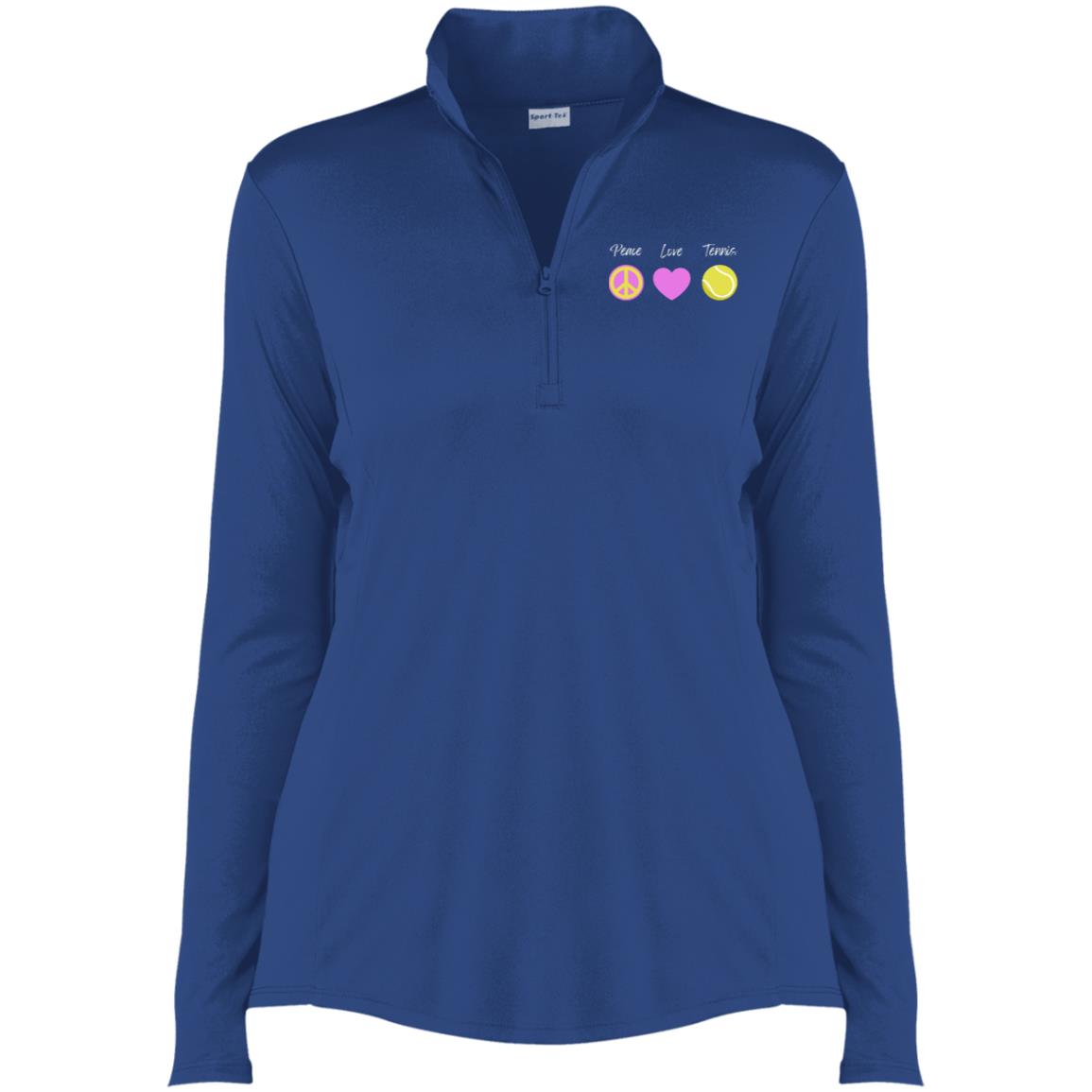 Peace Love Tennis Women's Performance Quarter Zip