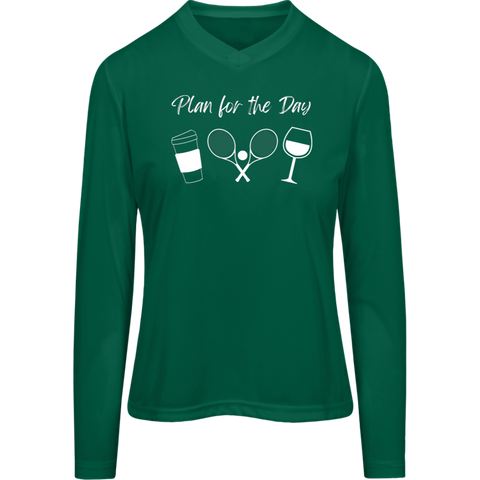 Plan for the Day Womens Performance Long Sleeve Tee