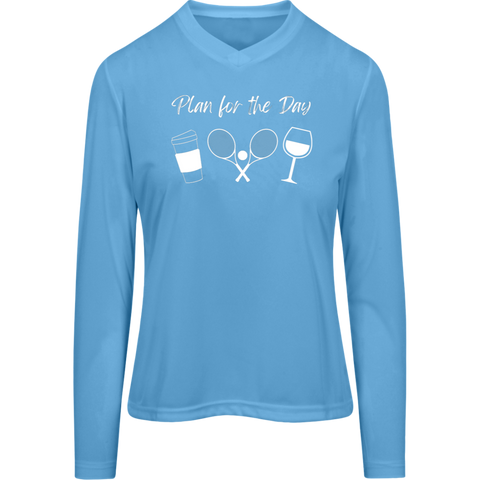 Plan for the Day Womens Performance Long Sleeve Tee