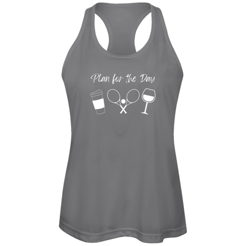 Plan for the Day Ladies Tennis Performance Tank