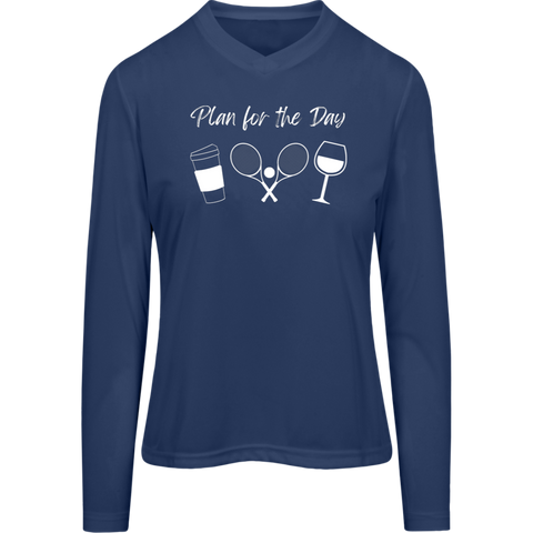 Plan for the Day Womens Performance Long Sleeve Tee