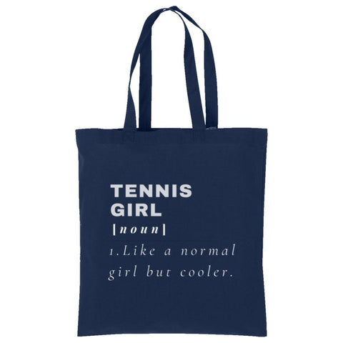 Tennis Girl Core Cotton Tote