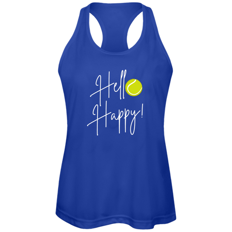 Hello Happy Ladies Tennis Performance Tank