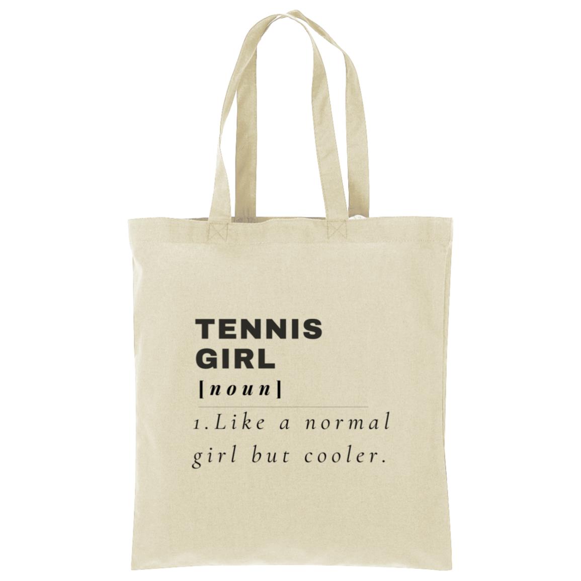 Tennis Girl Core Cotton Tote