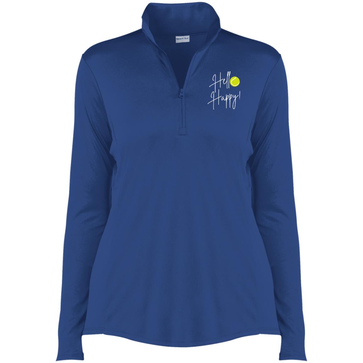 Hello Happy Tennis Women's Performance Quarter Zip
