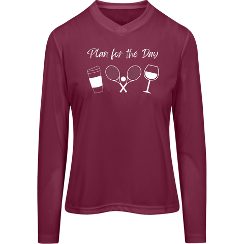 Plan for the Day Womens Performance Long Sleeve Tee