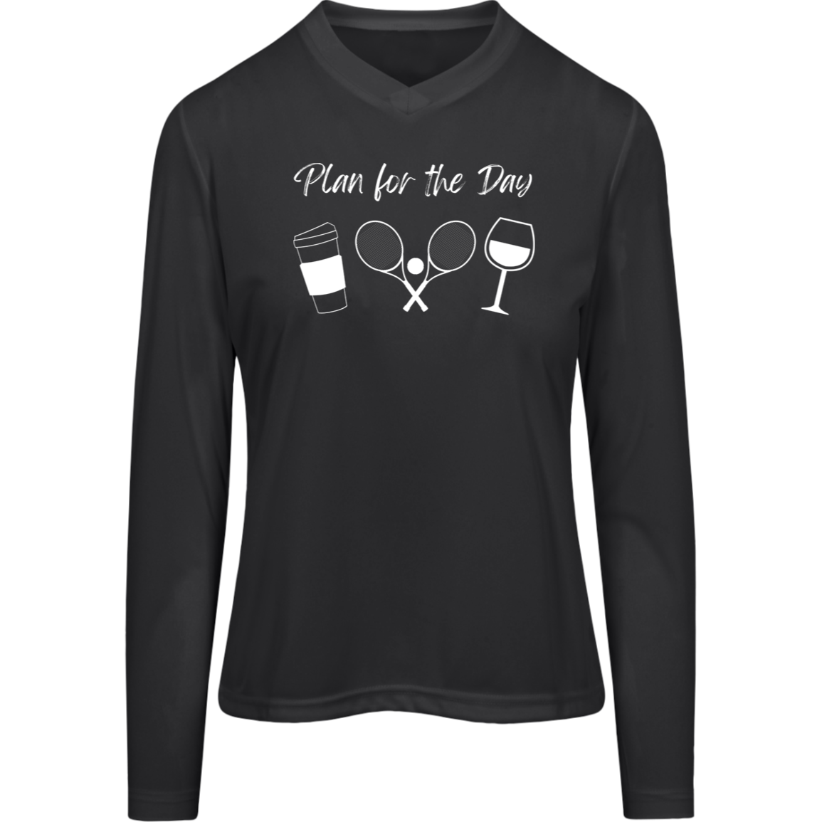 Plan for the Day Womens Performance Long Sleeve Tee