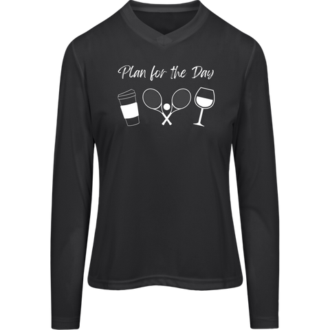 Plan for the Day Womens Performance Long Sleeve Tee