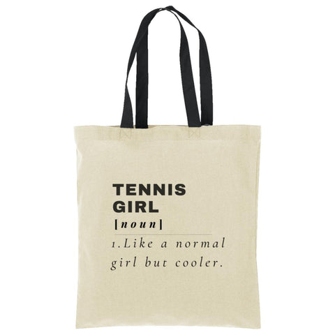 Tennis Girl Core Cotton Tote