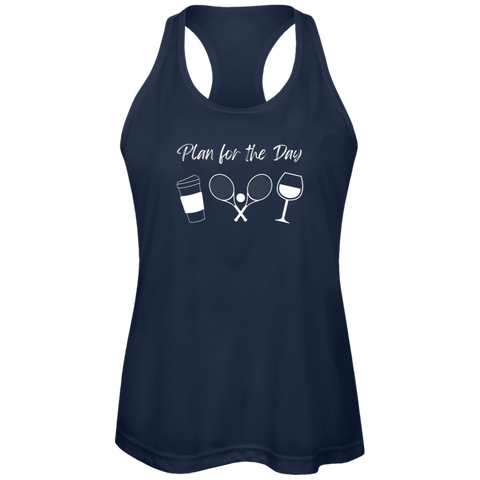 Plan for the Day Ladies Tennis Performance Tank