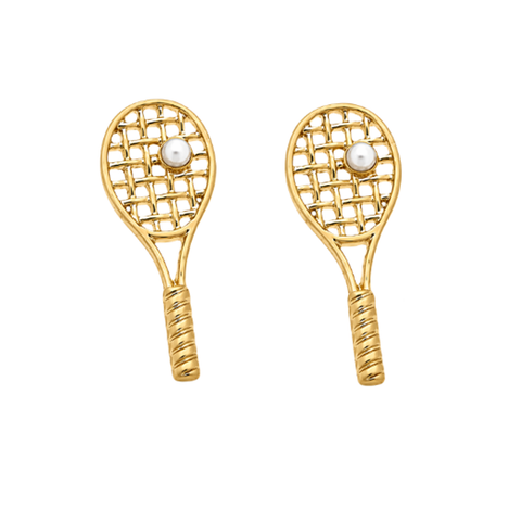 Tennis Pearl Earrings