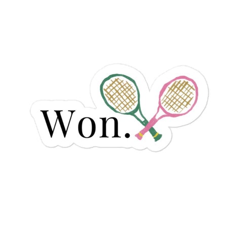 Won. Sticker