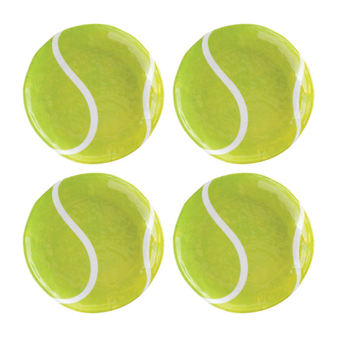 Tennis Dessert or App  Plate (Set of 4)