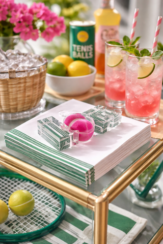 Acrylic Napkin Weight, Tennis Love