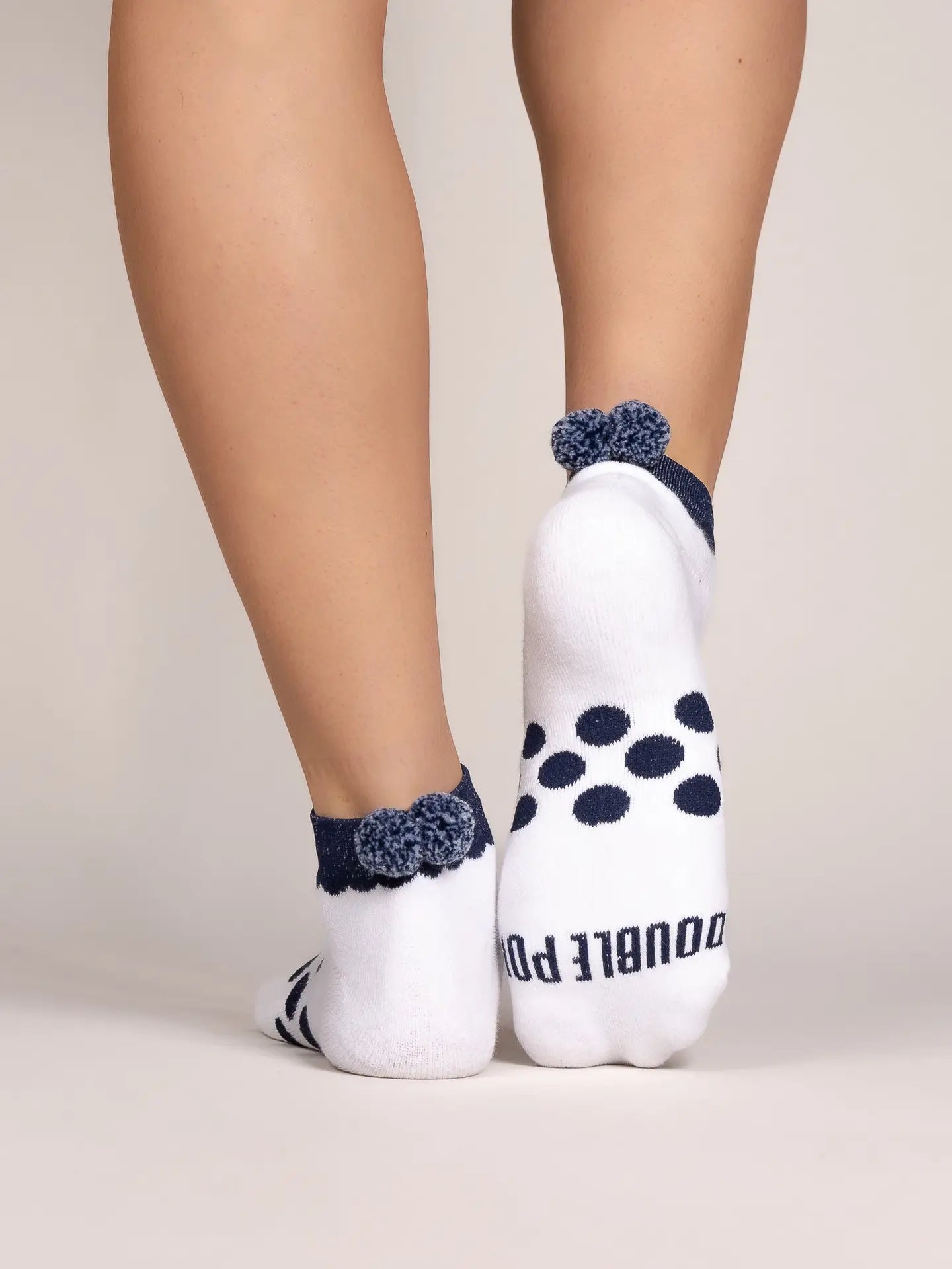 Old School Pom Pom Tennis Socks