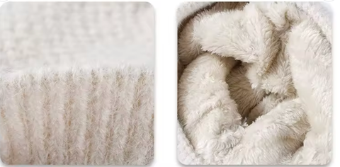 Tennis Pom Pom Beanie - Embroidered Racquets: Lite Pink or Off White