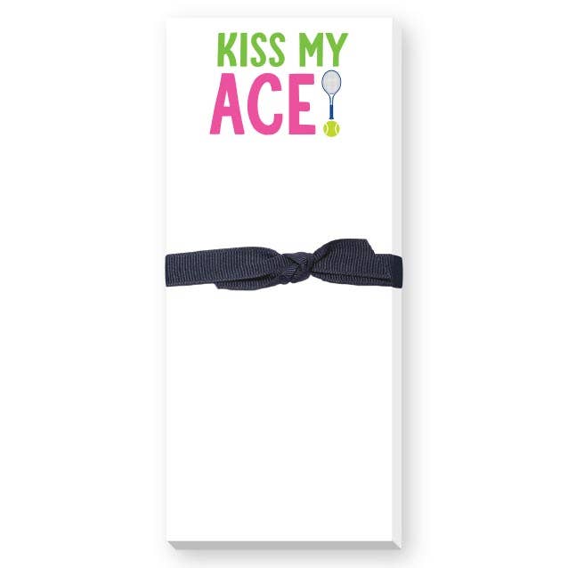 Kiss My Ace Tennis Themed Notepad