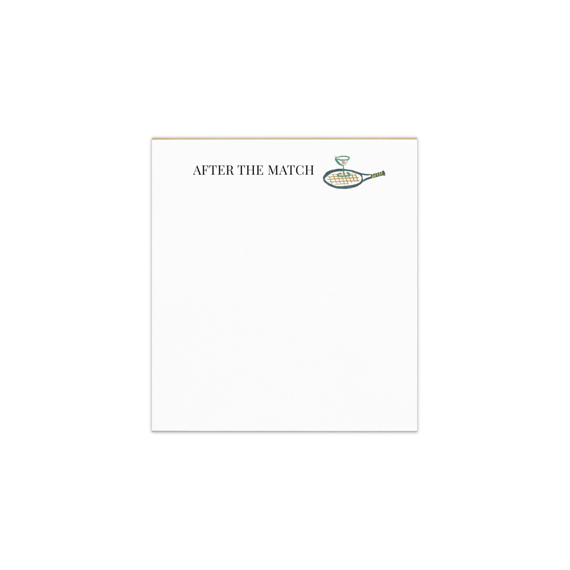 After the Match Notepad