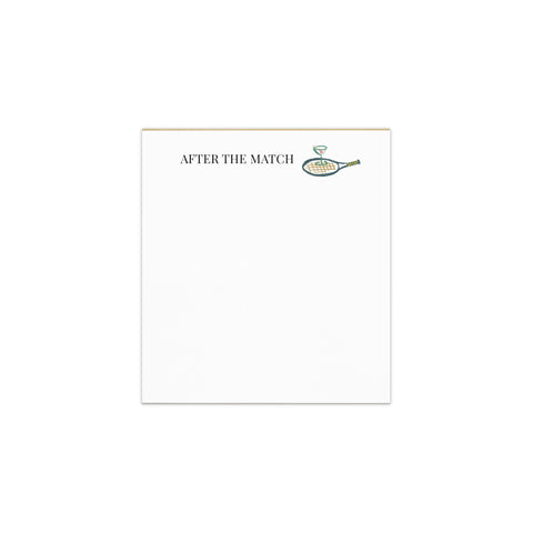 After the Match Notepad