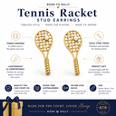 Tennis Pearl Earrings