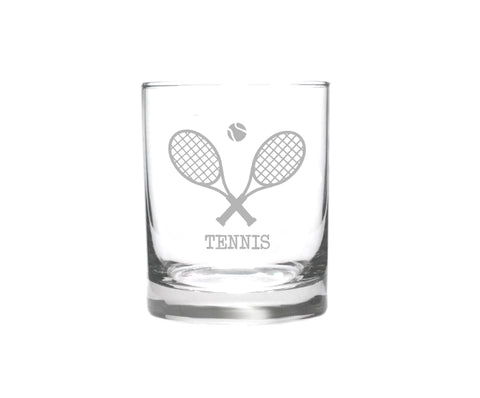 Tennis Rackets WHISKEY GLASS