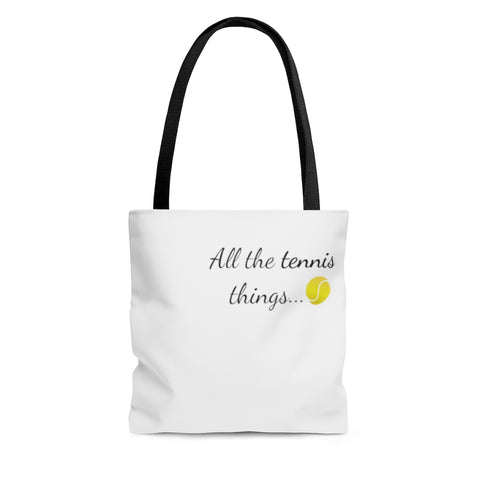 Tennis Tote Bag -All the Tennis Things