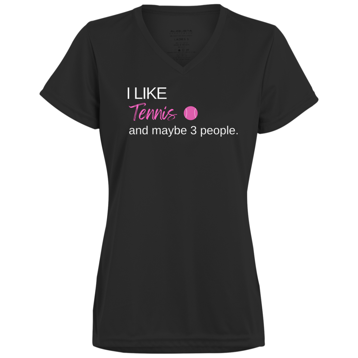 Tennis Women's Short Sleeve  T-Shirt (Performance) - I Like Tennis.. and Maybe 3 People.